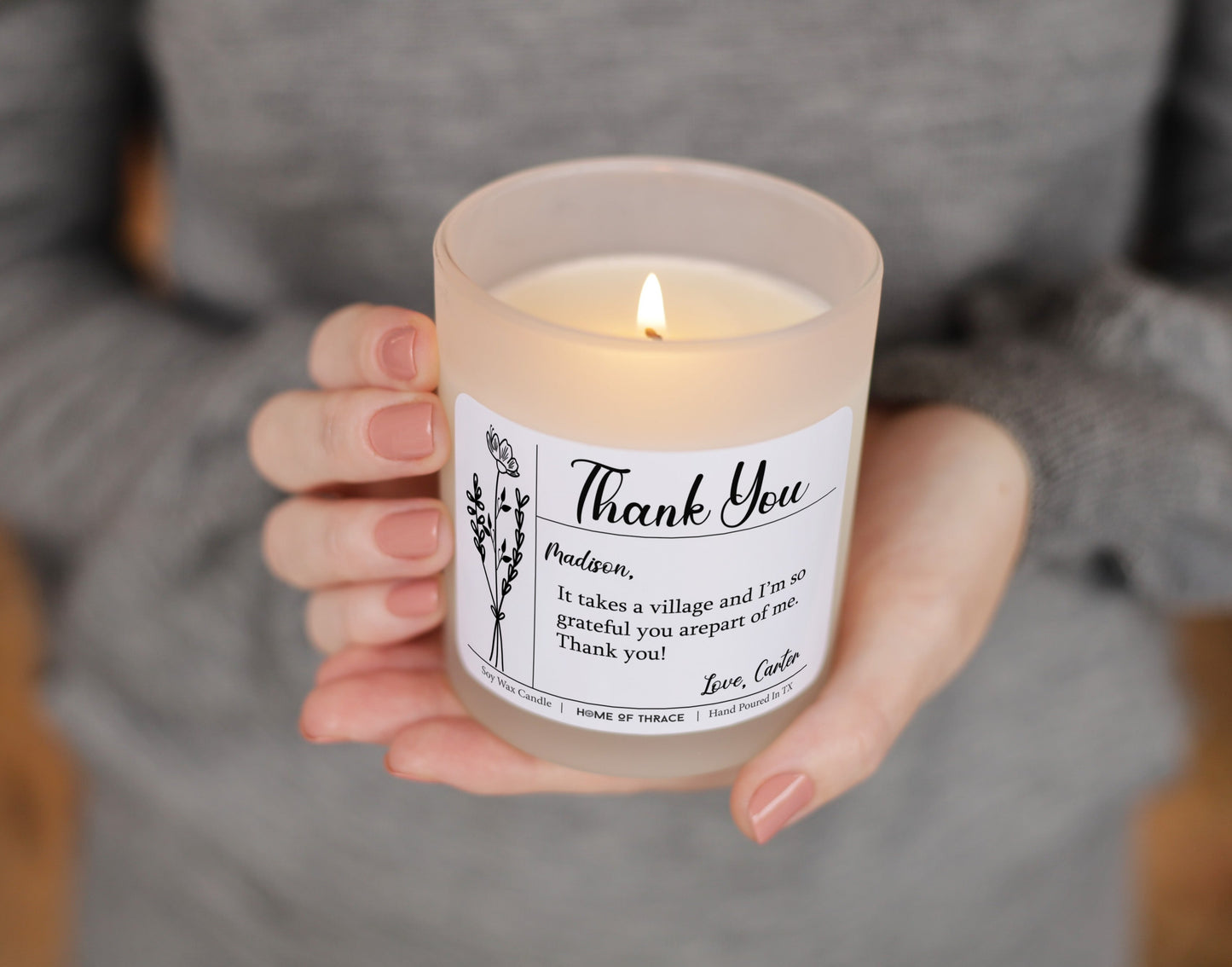 Can I Borrow a kiss Quote Valentine's Day Gift Soy Candle For Wife, Husband