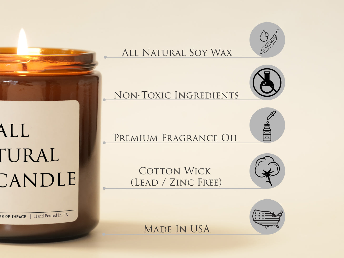 40th Wedding Milestone Anniversary Custom Gift Candle For Parents, Couples