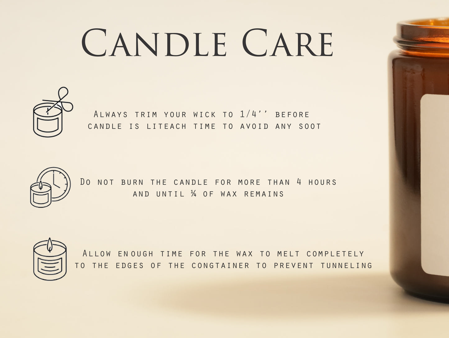Thank You Personalized Message Gift Candle For Friend, Coworker, Client