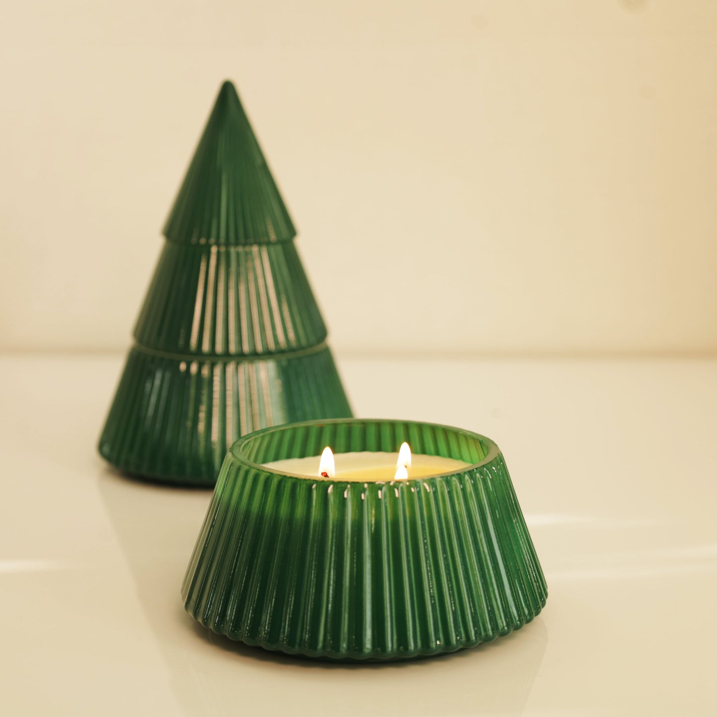 Christmas Tree Candle – Pine Scented Holiday Soy Candle
