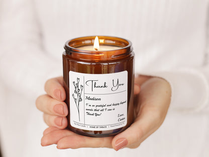 Congrats On Being My Husband You Lucky Bastard Personalized Funny Gift Candle