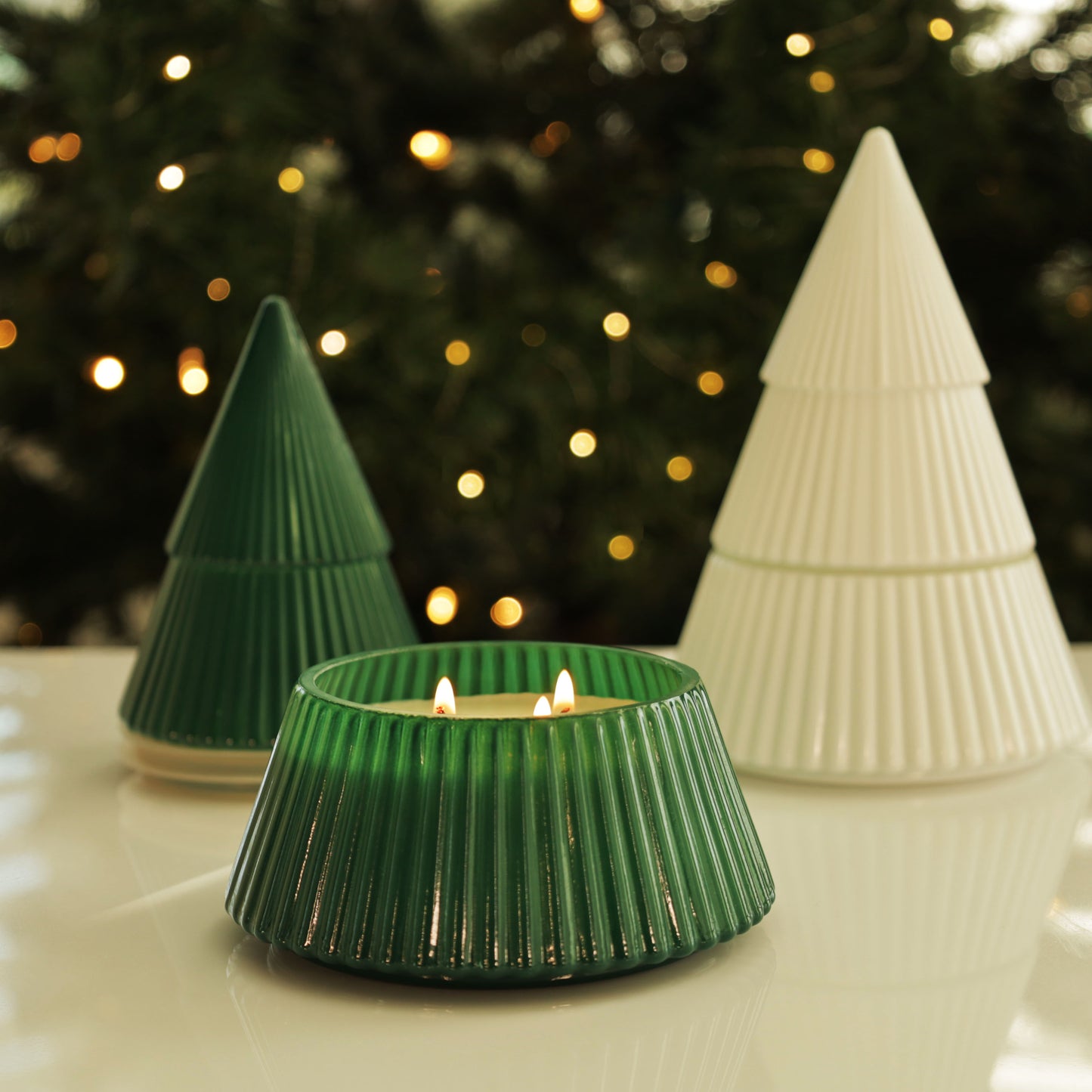 Christmas Tree Candle – Pine Scented Holiday Soy Candle
