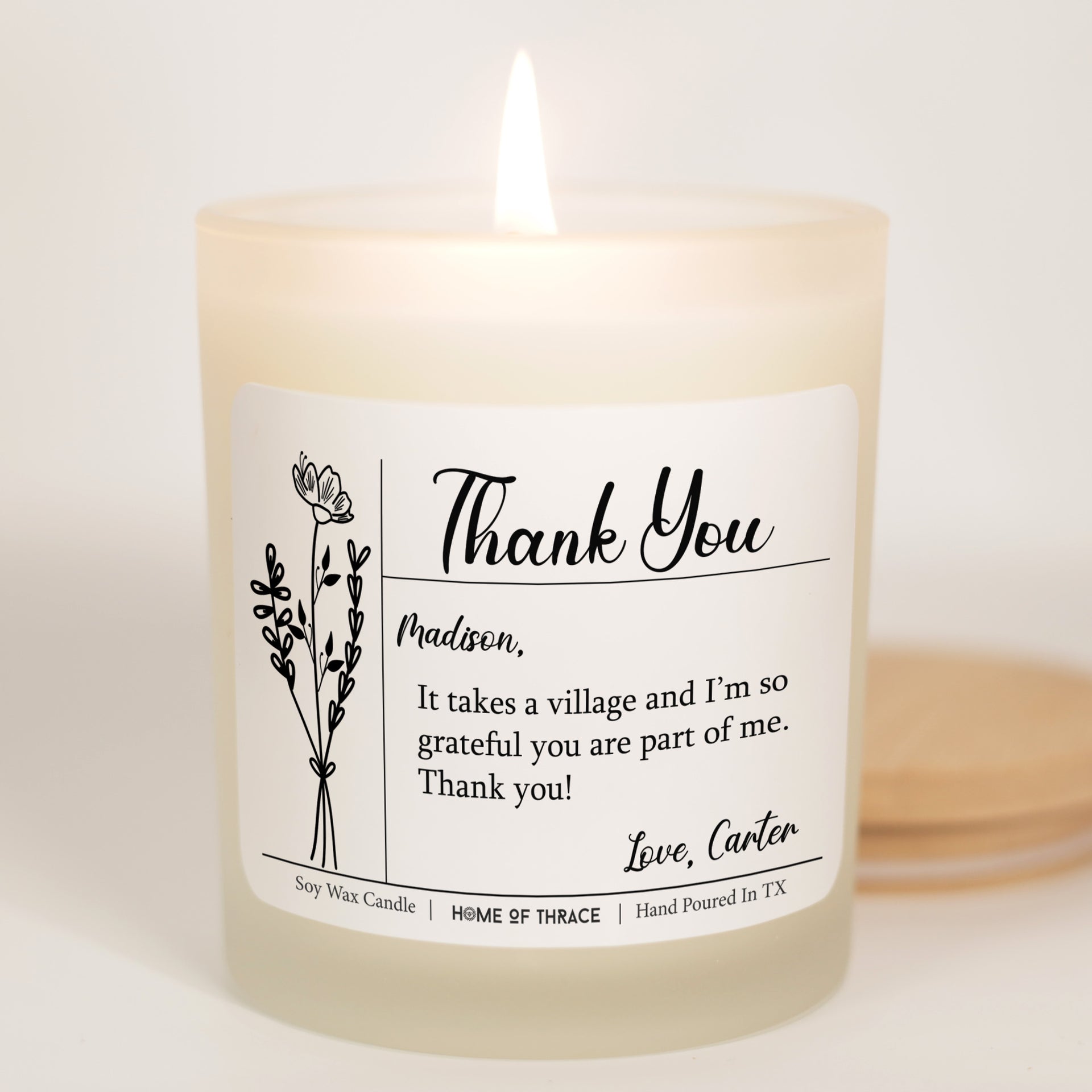  MTLEE 12 Pack Thank You Gifts Candles Appreciation