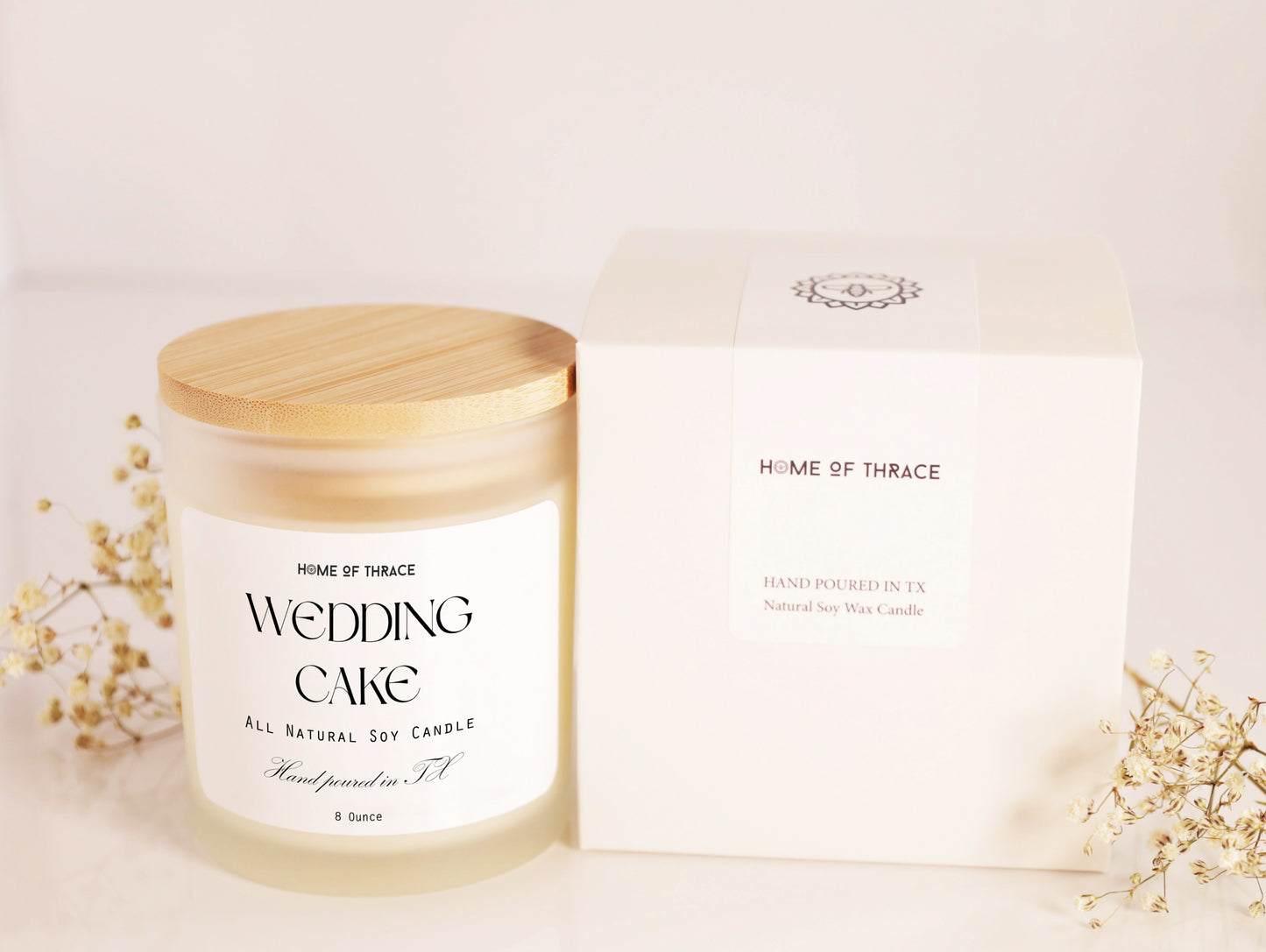 Wedding Cake Scented Soy Candle