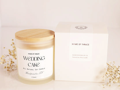 Wedding Cake Scented Soy Candle